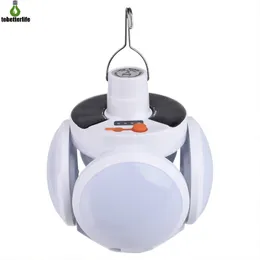 Luz solar de garagem de deformável Luz dobrável Bulbo 45Led Futebol UFO Lâmpada de iluminação de iluminação Decoração