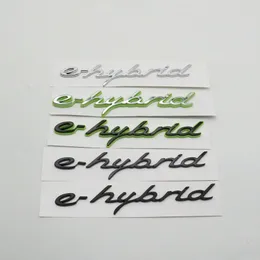 For E-hybrid Emblem Car Logo Sticker Side Fender Letter Badge Decal Nameplate