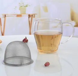 7.2 cm Çapı Paslanmaz Çelik Metal Örgü Çay Demlik Yeniden Kullanılabilir Çay Araçları Süzgeci Baharat Filtre Çaydanlık Mutfak Araçları Için