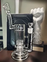 Mobius Matrix Magy Glass Bongs DAB Rigs Grube szklane wodę rurki Rury Recycler Perc Bubbler z 18 mm męską szklaną miskę