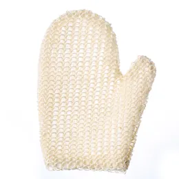 Natural sisal banho spa chuveiro scrubber esponja luva luva mitt suavizar liso renovar pele anti-envelhecimento eco-amigável xbjk2112