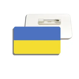 10Pcs Ukraine Brooch Ukrainian National Flag Pin For Backpacks Hat Bag Clothes Patriotic Badge