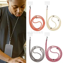 Cordino Per Telefono A Tracolla Con Strass – Lunghezza 50 Cm, Regolabile, Catena Metallica Con Glitter, Accessorio Moda Per Donna, 6 Colori - 4