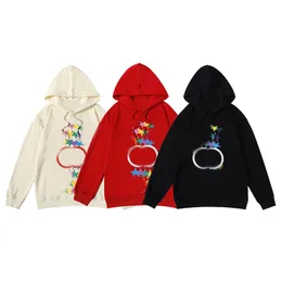 Famous Mens Plush Hoodies Classic Printed O-Neck Hooded Streetwear Fashion Men Women Hip Hop Long Sleeve Couples Hoodi Multi-color Pullover Brand Clothes Size M-3XL