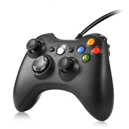 Per Xbox 360 USB Wired Gamepad Gamepad Handle System Win7 / 8/10 System Supporto attore Joystick Xbox360 Slim / Fat / E Consolle Game Controller Joypad gratuito