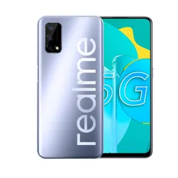 오리지널 Realme Q2 5G 휴대 전화 6GB RAM 128GB ROM MTK 차원 800U octa 코어 Android 6.5 "LCD 전체 화면 48MP AI 5000mAh 얼굴 ID 지문 스마트 핸드폰