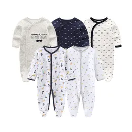Kleidungssets 5er-Pack Baby Strampler Overalls Kostüm Kinder Winterkleidung für Jungen Neugeborene Playsuit Babykleidung 210309