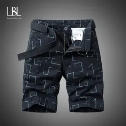 LBL Summer Men's Camo Camo Cargo Shorts Хлопок Военный камуфляж Мужской Жулки Мужчины Бренд Одежда Pantalon Corto Cort Homme 210716