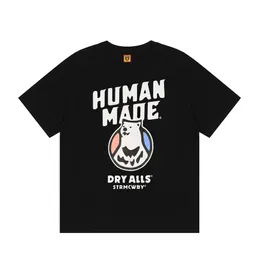 Von Menschen hergestellte japanische Herren- und Damen-T-Shirts, Designer-süßes, kurzärmliges Cartoon-Enten-Muster, lockeres Baumwoll-Paar-T-Shirt