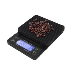Timer 3 kg/0,1 g 5 kg/0,1 g Tropfkaffeewaage mit Timer Tragbare elektronische digitale Küche Hochpräzise LCD-Waage