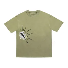 2023 19SSS Spring Lato Kactus Współpracuj w morze z koszulki wodnej jakość deskorolki Męskie T-koszulka Kobiety Oversize Street Casual Tshirt Rozmiar S-XL M38
