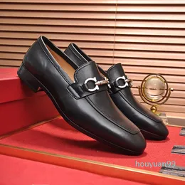 2021 wysokiej jakości formalne buty wyjściowe dla delikatnych projektantów męskie czarne oryginalne skórzane buty szpiczasty nosek męskie biznesowe oksfordzie obuwie