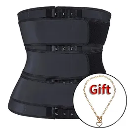 MUKATU Waist trainer body shaper plus size wasit trainer womens belly control sweat belt cinta modeladora waste trainers 210305