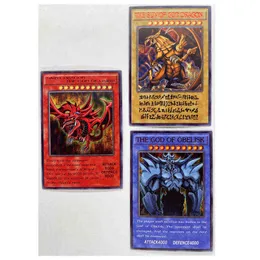 Yu Gi Oh Angielski Egipski Bóg obelisk Torentor DIY Zabawki Hobby Hobby Collectibles Gry Kolekcja Anime Karty G220311