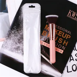 Nowa pędzel z fundamentem płaski Hot Btyle Pojedynczy Różowy uchwyt Rose Gold BB Cream Makeup Brush Makeup Tools wysokiej jakości