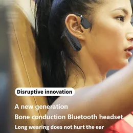 Md04 bluetooth trådlösa hörlurar 3d bas stereo buller reducering sportmusik öronproppar benledning hiFi business call earphone för a02