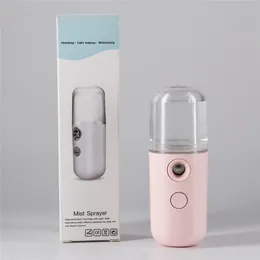Mini Nano Humidifier Mist Sprayer Instruments steam cleaner Facial Body Nebulizer Steamer Moisturizing Skin Care Tools 30ml Face Spray Beauty