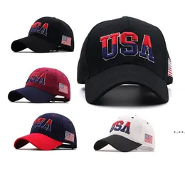 Låt oss gå Brandon broderad baseballmössa hattar USA: s presidentval Hatt med amerikanska flaggkappar Cotton Sports 0528