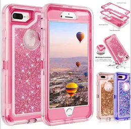 Bling caso cristal líquido glitter proteger designer casos de telefone robô à prova de choque não-impermeável capa traseira para novo iphone 13 s21 nota 20 dyhz