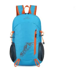 2021 men women sports backpack fold design protable shoulder bag notebooks makeup torage backpacks outdoor travel hiking cacual duffel bags 4 colors plain daypack