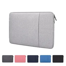 Laptop Sleeve Bag with Pocket for MacBook Air Pro Ratina 11.6/13.3/15.6 inch 11/12/13/14/15 inch Notebook Soft Case Cover bag for Dell HP