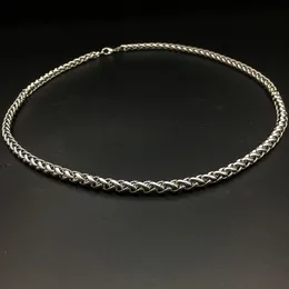 1 sztuk Ze Stali Nierdzewnej Hip Hop Punk Spiral Chain Naszyjnik Mężczyzna Moda Neck Biżuteria Akcesoria Trwałe Dekoracja 4 Rozmiar