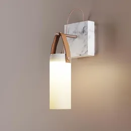 Vägglampa hängande ansikte dörr balkong korridor trappa ins marmor netto röd designer b