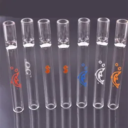 2Style Design 10cm Delphin Eichhörnchen bunt Neueste Glas Strohhalm Rohr Zigarettenfilter Rohr Glas Filterspitzen zum rollenden Rauchen