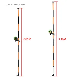 サポートスタンド3.36m伸長レーザーレベル拡張ブラケット伸縮ロッド5/8および1/4