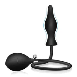 NXY Device Device Dilatador de Tapón Anal Nadwoń Silicona para Parejas, Element Enema, Masturbador, Juguetes Sexualites A Prueba Agua 1207