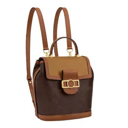 Luxury fashion unisex backpack handbag presbyopia letter pattern design detachable shoulder strap handbags student school bag outdoor travel purse