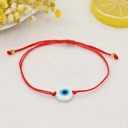 20st / lot armband för par smycken röd sträng armband turkiska onda ögonbyxor grekiska öga 2021 kvinnor trendiga par gåva