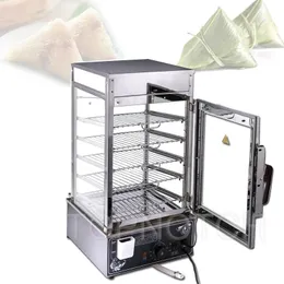 Commercial 1200W Stainless Steel steam machine Electric Steamer Frozen Food Bun Dumpling Shaomai Steaming Cabinet