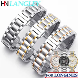 Watch Band for Longines Watchband Stainless Steel Bracelet Original Master Crescent 12/13/14/15/16/17/18/19/20/21/22 Mm Strap H0915