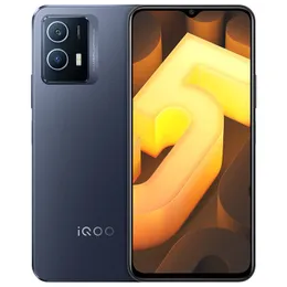 Cellulare originale Vivo IQOO U5 5G 8GB RAM 128GB ROM Octa Core Snapdragon 695 Android 6.58" 120Hz LCD Schermo intero 50MP 5000mAh ID impronta digitale Face Wake Smart Phone