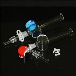 Narguilés Nectar Kit Mini Verre Nectar Pipe avec des pointes de quartz 10mm 14mm fumer des conduites d'eau bol en verre DHL