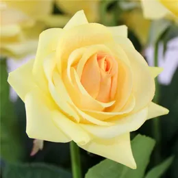 2021 Real Touch Artifical Rose Flower Factory Direkt Sale Hög kvalitet för bröllopsdekoration 5 färger tillgängliga