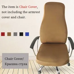 Stretch Office Chair Cover Spandex-Sitz für Computergehäuse Slipcover Elastische Arm 211116