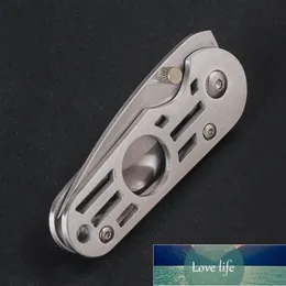Coltello creativo tipo tagliasigari coltello in acciaio inossidabile forbici per sigari cintura portatile accessori per fumatori con fibbia appesa