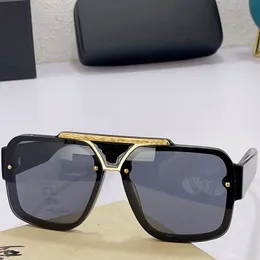 Mens óculos de sol 4501 Moda rua tiro de luxo desenhista óculos de sol quadrado quadro de uma peça com viagens metálicas ao ar livre condução UV400 qualidade superior
