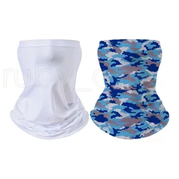 Magic Turban Blank Sublimation Bandanas Masks Multifunctional Neck Scarf Heat Transfer Printing Headband Party Mask RRA4165