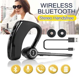 V8 V9 Business Bluetooth Headset V4.1 Handsfree with Microphone Wireless Headset Bluetooth Headset for Smart Phone Xiaomi Samsung Car Bluet Car