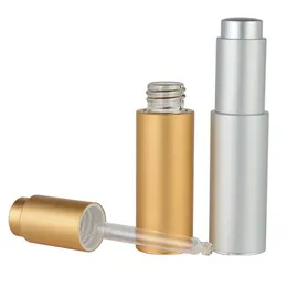 2022 NEW 20ml Empty Aluminum Dropper bottles Glass Essential Oil Bottle Refillable Drop Liquid tube