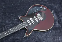 Droppe frakt! BM01 Brian May Signature Antik Cherry Electric Guitar Black Pickguard, Tremolo Bridge