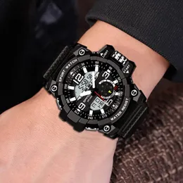 손목 시계 Sanda Wrist Watch Men Watch Fashion Sport Style 고품질 브랜드 손목 시계 수컷은 시계 시간 선물 방수 방수