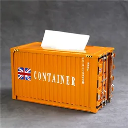 티슈 박스 냅킨 크리에이티브 아이언 컨테이너 모델 상자 장식 금속 냅킨 케이스 주부 일상적인 필수기구 공예 장식 장식 액세스