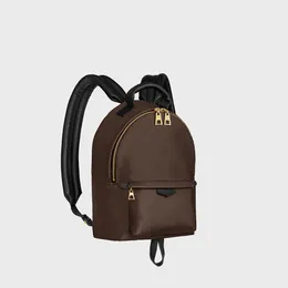 Kvinna PALM SPRINGS Ryggsäck mjukt läder Topphandväska Handväska Dammode Ryggsäckar Utomhus bergsbestigning Sportväskor Crossbody-väska