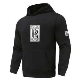 Men's Hoodies & Sweatshirts Rolls Royce Spring And Autumn Fashion Casual Sports Hip-hop Hoodie Printed Pocket Pullover Couple Sweater C10