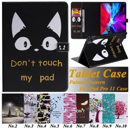 Shockproof Tablet Case for Apple iPad 10.2 Mini 6/5/4 Air 3/2/1 Pro 11/10.5/9.7 inch Animal Plant Pattern PU Leather Flip Kickstand Protective Cover with Cards Slots