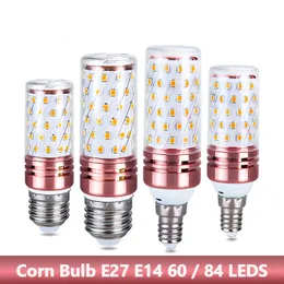 LED Corn Bulb Light E14 ljuskrona ljusljus E27 lampa 2835 SMD110V 220V varm 3000k Cool 6500K Natur Vit 4000K